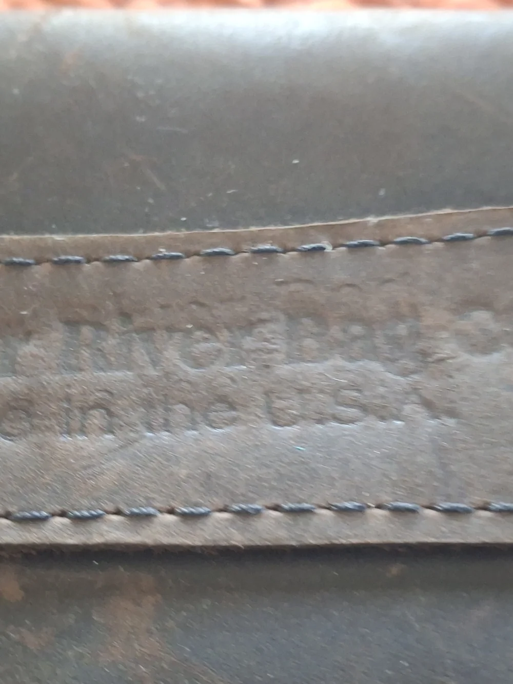 Copper River Bag Co. Genuine Leather Bifold Wallet Brown Made in USA Distressed